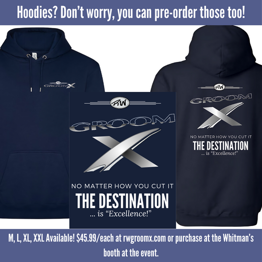 Hoodie Dark Blue with Grey Logo