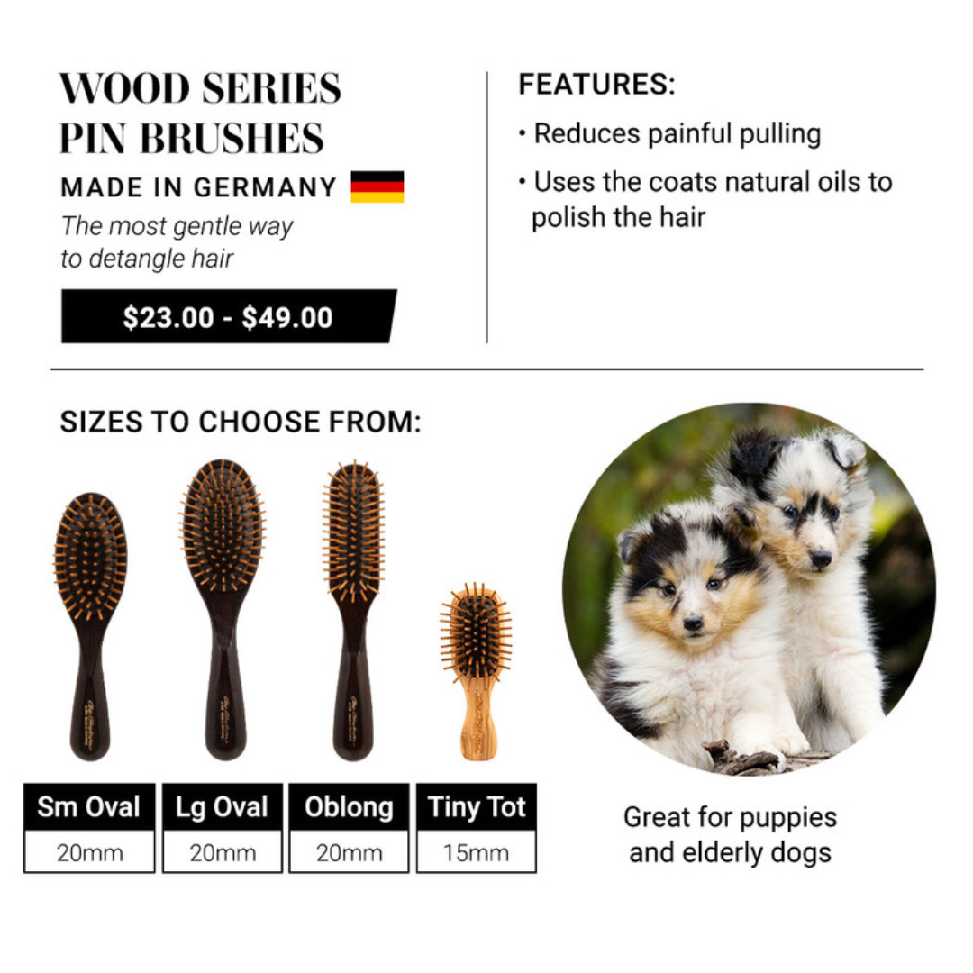 Chris Christensen Wood Pin Brushes