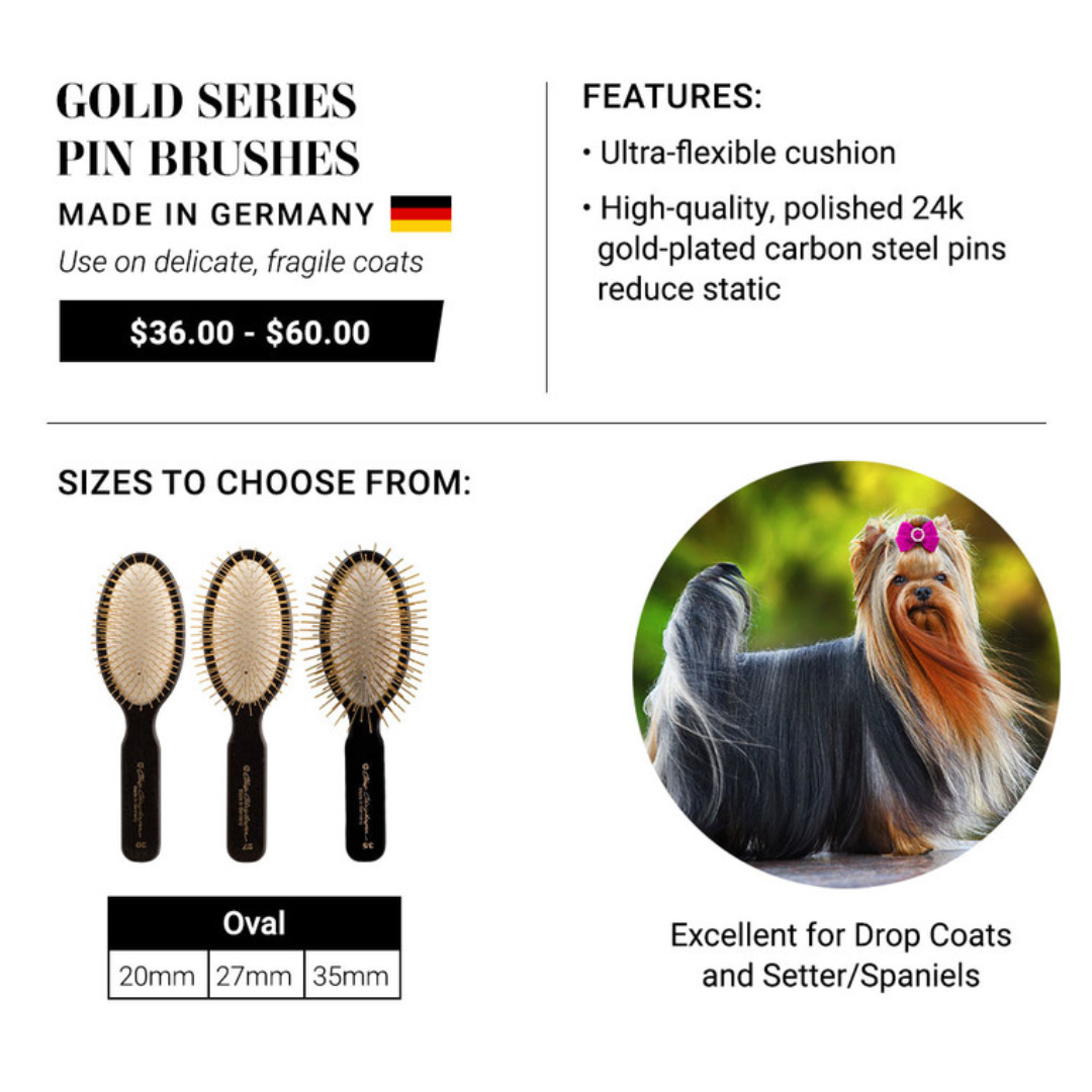 Chris Christensen Gold Series Pin Brushes