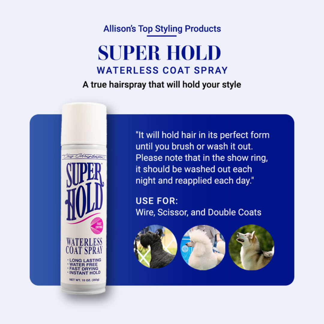 Chris Christensen Super Hold Waterless Coat Spray