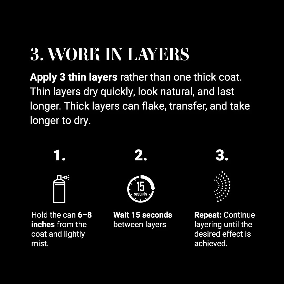 Ice Coat Spray 3oz. Aerosol Black and White