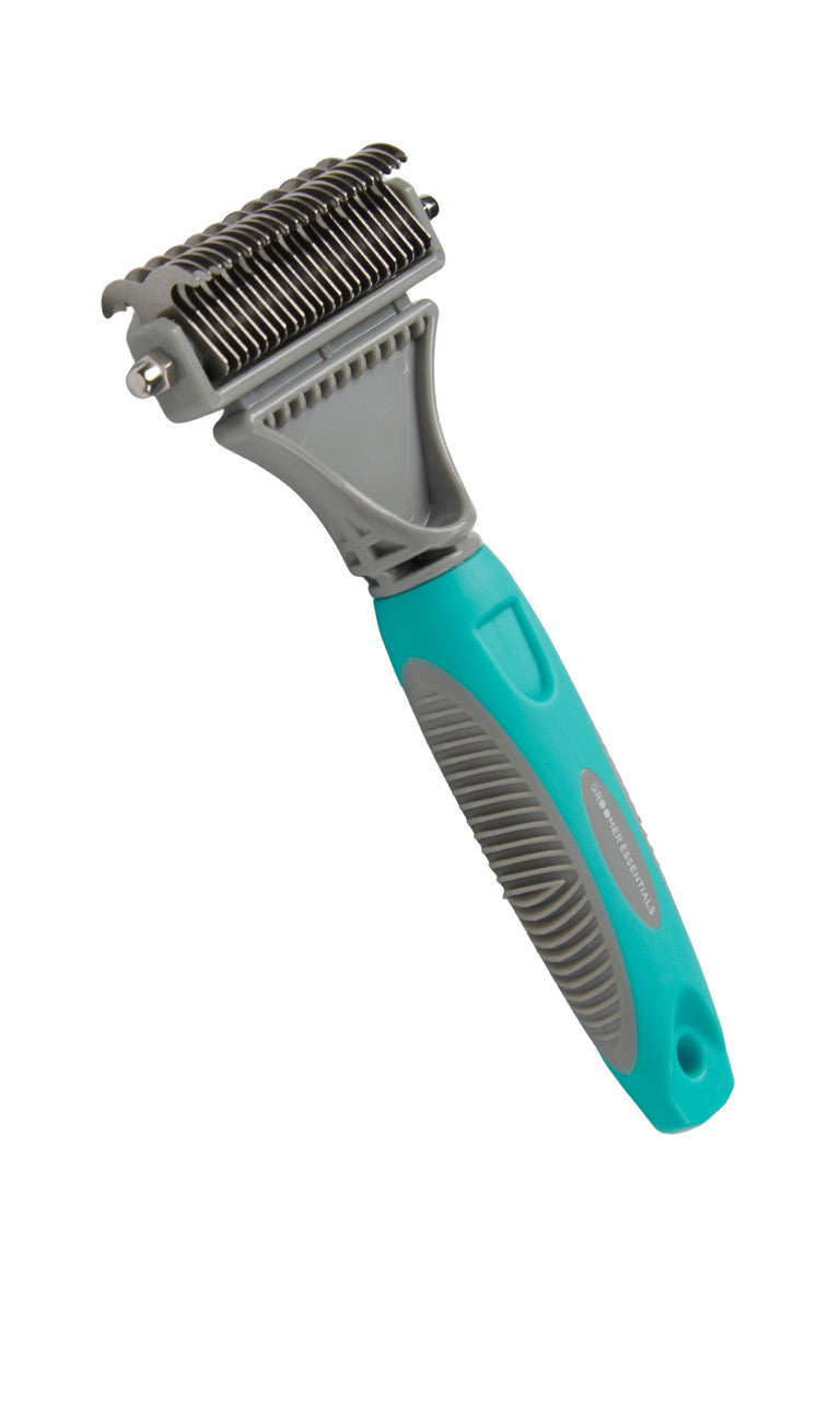 Groomer Essentials Double-Sided Deshedding Rake