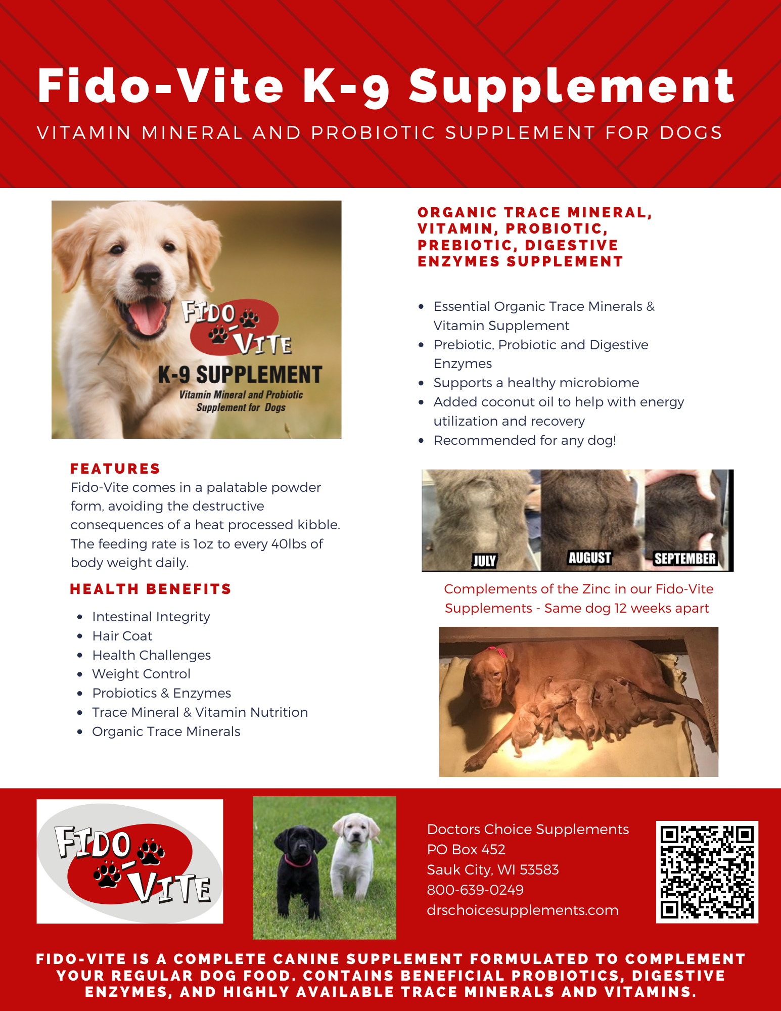 Fido-Vite K-9 Supplement