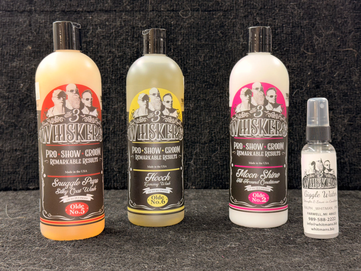 Give 3 Whiskers a Try! (Snuggle Pups, Hooch & Moonshine)