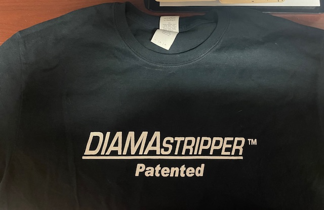 DiamaStripper Black T Shirt