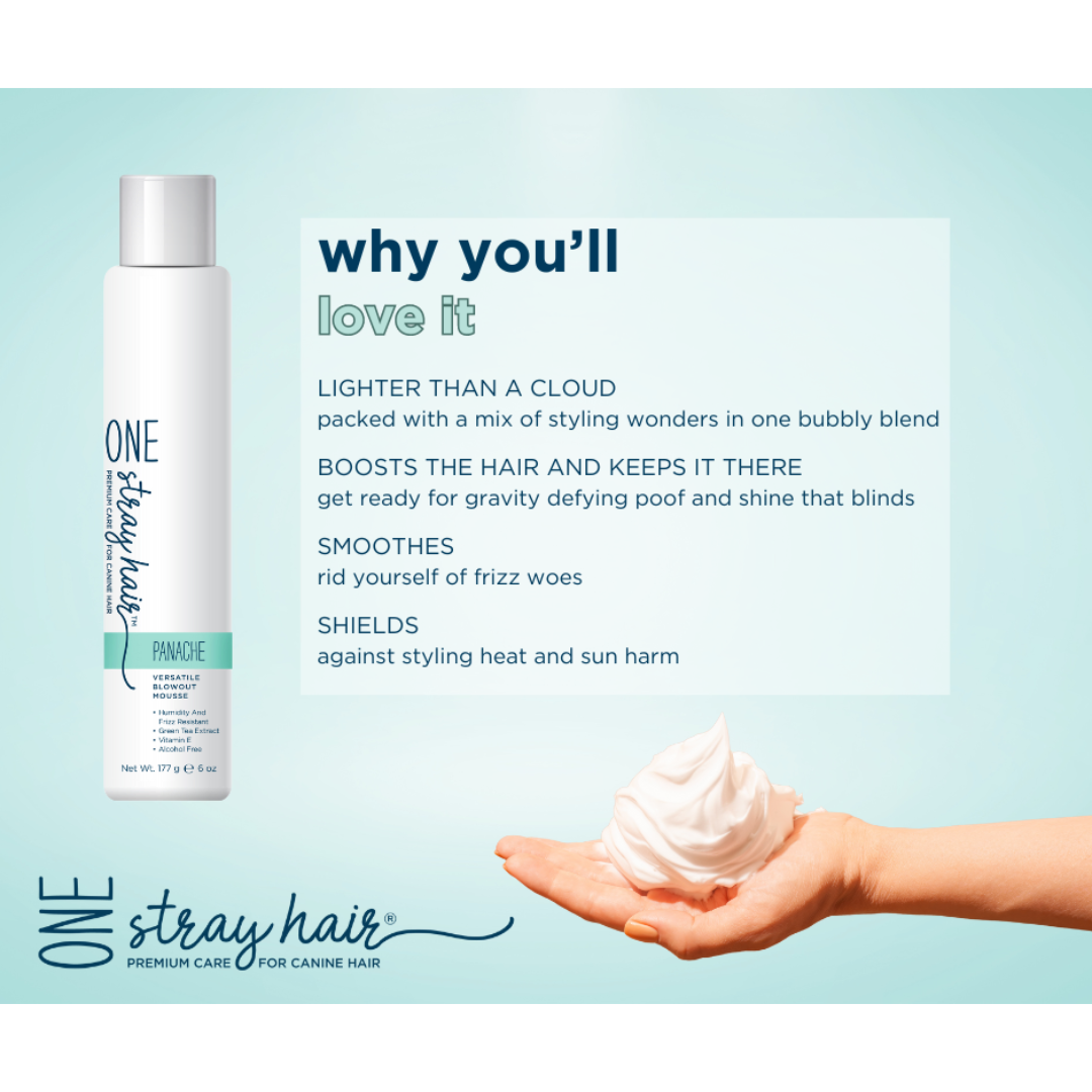 One Stray Hair Panache Versatile Blowout Mousse - 6oz