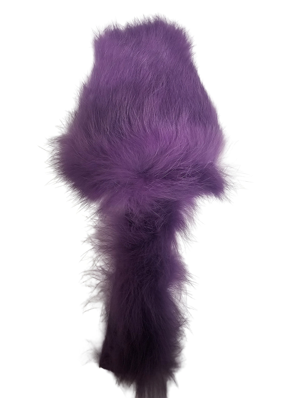 Rabbit Fur Squeaker light purple with squeaker