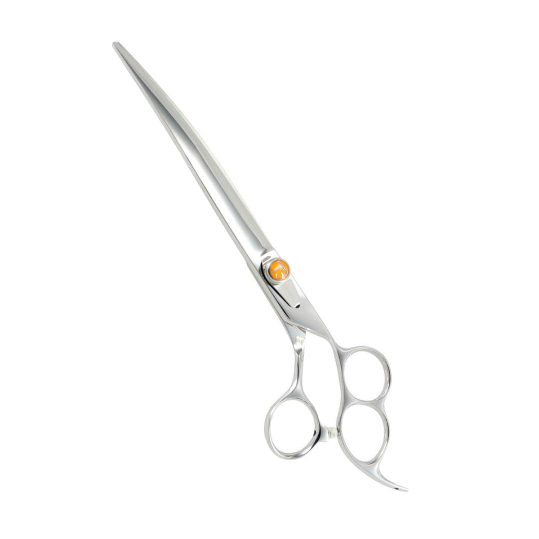 Kenchii T3™ | 8.0" Three Ring Handle Curved Shears