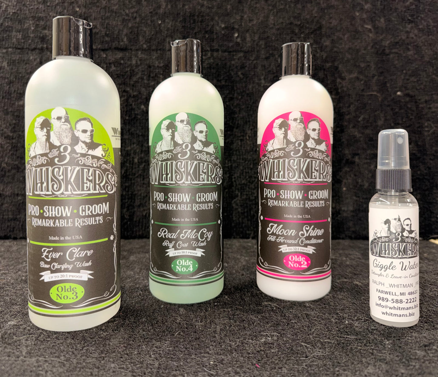 Give 3 Whiskers a Try!  (Ever Clare, Real McCoy, & Moon Shine)