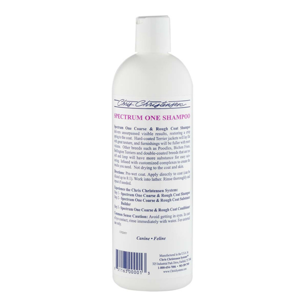 Chris Christensen Spectrum One Coarse & Rough Coat Shampoo