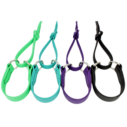 BioThane Sighthound Style Solid Color Martingale Leash 