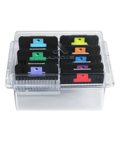 Andis wide blade clip-on metal comb set