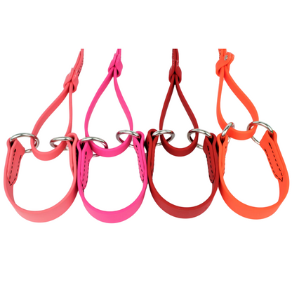 BioThane Sighthound Style Solid Color Martingale Leash 