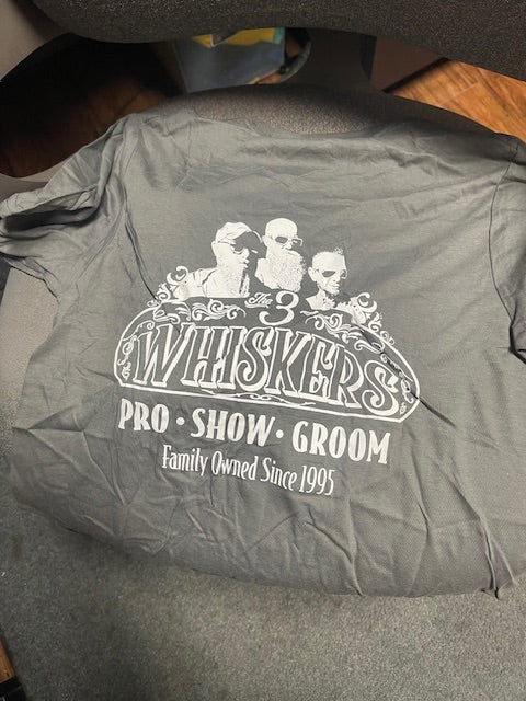 3 Whiskers Grey Short Sleeved Shirt