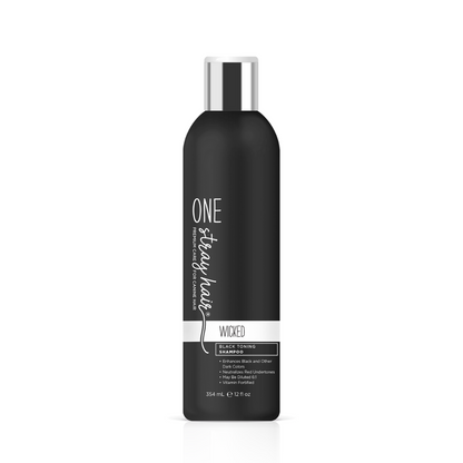 One Stray Hair Wicked Black Toning Shampoo