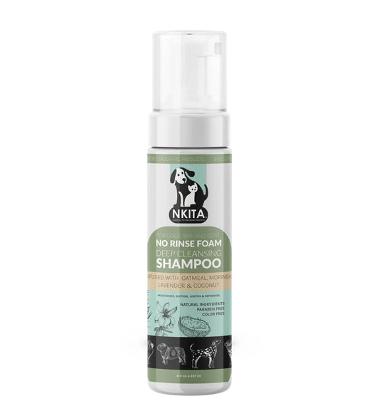 Nkita No Rinse Foam Moisturizing Shampoo