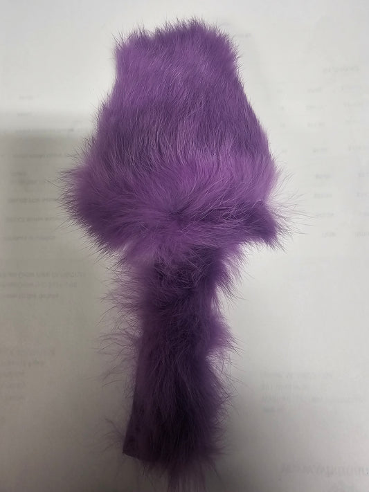 Rabbit Fur Squeeker light purple with queeker