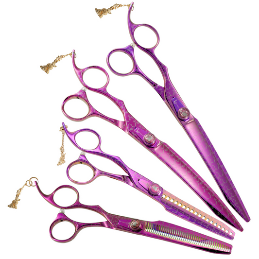 Kenchii™ Pink Poodle Shears | Left-Handed