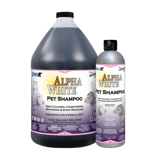 Alpha White™ Deep Cleaning, Conditioning, Whitening and Stain Removing Pet Shampoo