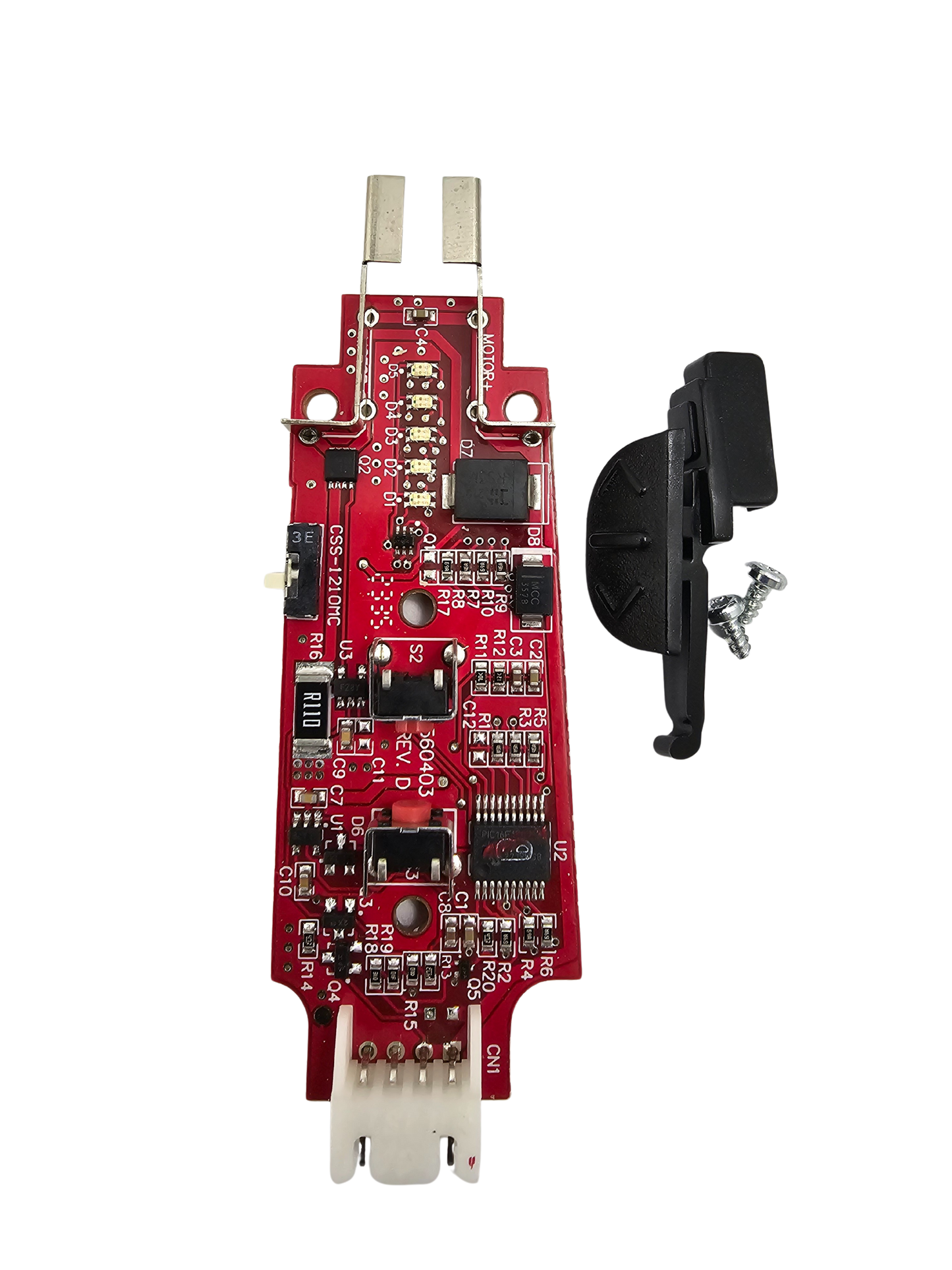 Andis DBLC2 PZR PCB Assembly - ZR-2 Red