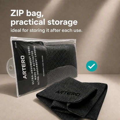Artero Ionized Carbon Ultra-Absorbent Towel